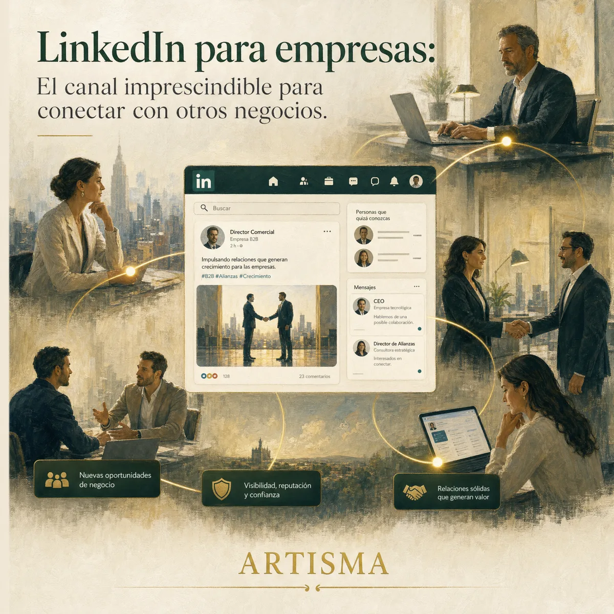 ¿Por qué LinkedIn es el canal imprescindible para que las empresas B2B conecten con otros negocios?