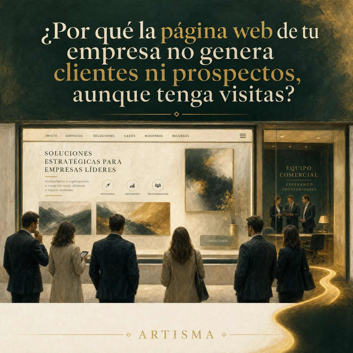 ¿Por qué la página web de tu empresa no genera clientes ni prospectos, aunque tenga visitas?
