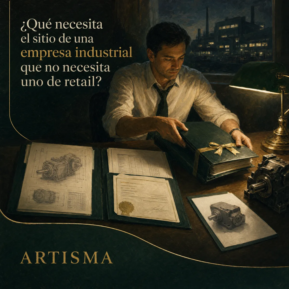 ¿Qué necesita el sitio de una empresa industrial que no necesita uno de retail?