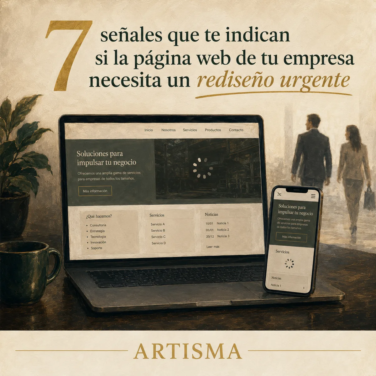 7 señales que te indican si la página web de tu empresa necesita un rediseño urgente